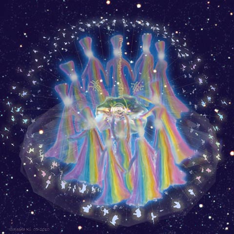 Founders Creation Project-Encircling the Crystal Womb by Saleena Ki