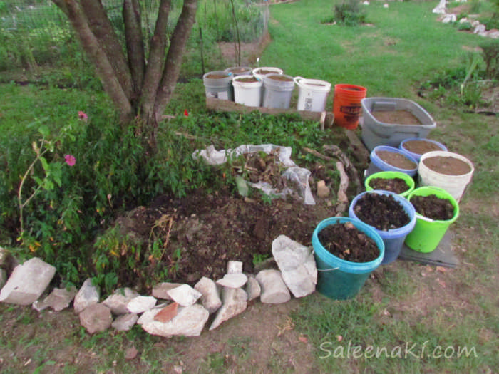 Dirt & Rocks for New Garden