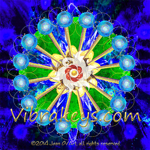 VK37 Sublime Health Project Vibrakey Mandala
